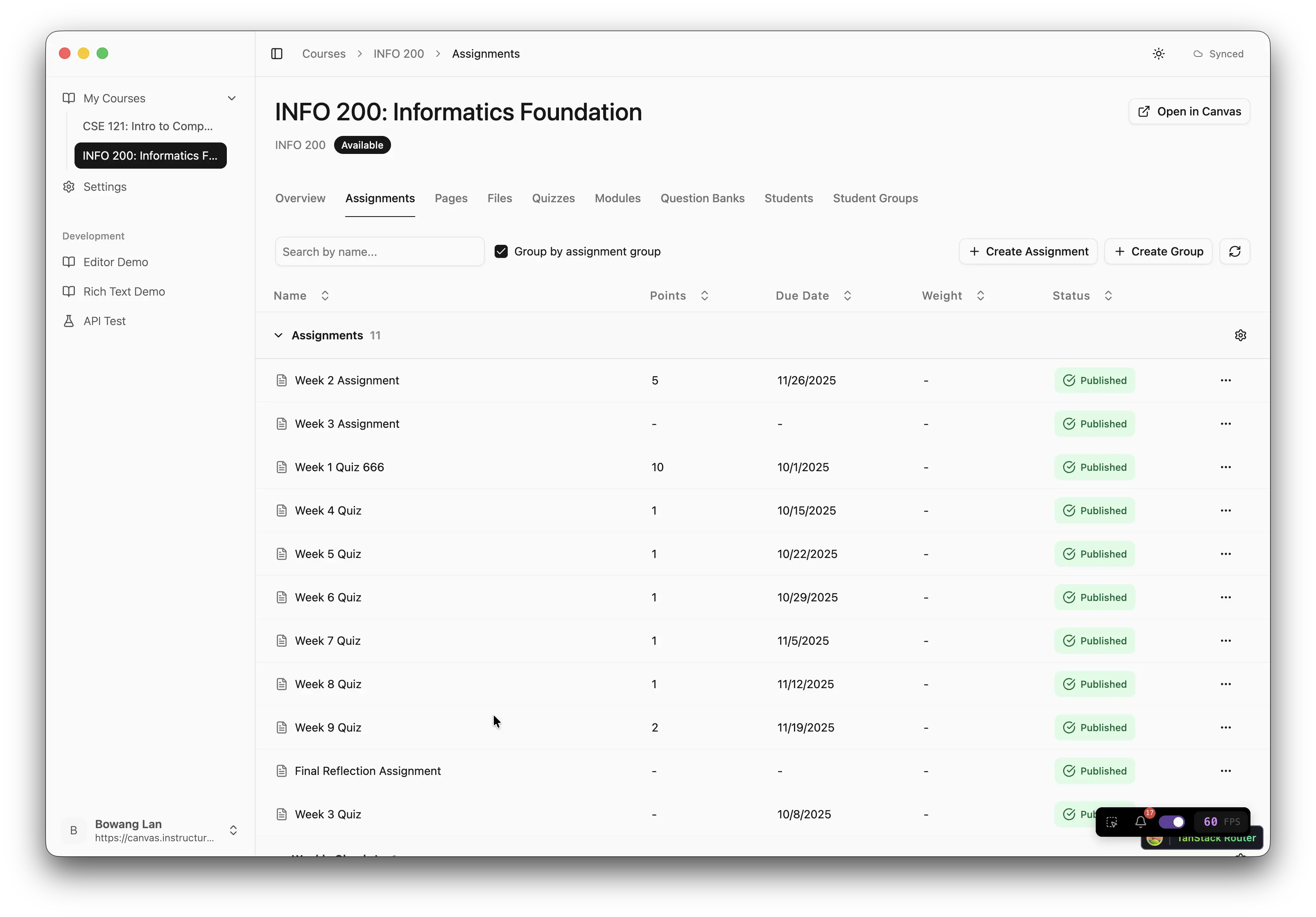 Canvas Commander screenshot